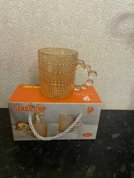 Кружки стеклянные
