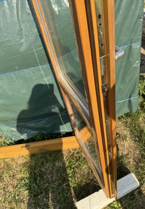 USA TERASA LEMN sprosuri cabana lemn termopano H 230 x L 124 Germania