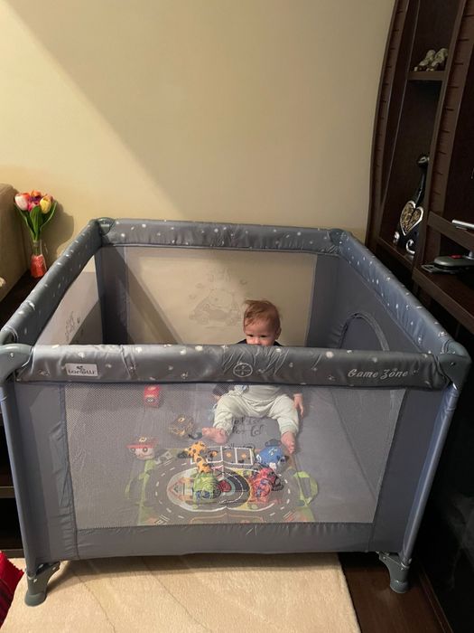 Tarc de joaca Lorelli - Game Zone, Grey Fun