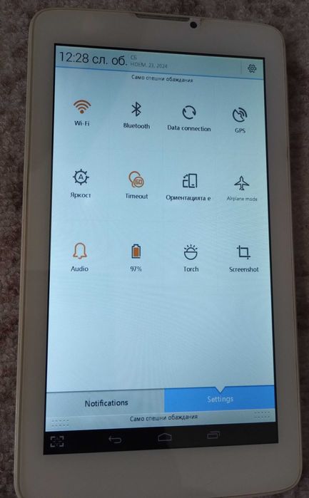 Таблети Аlсаtеl ОNЕ ТОUСН Ріхі 3 /Allview Viva H7