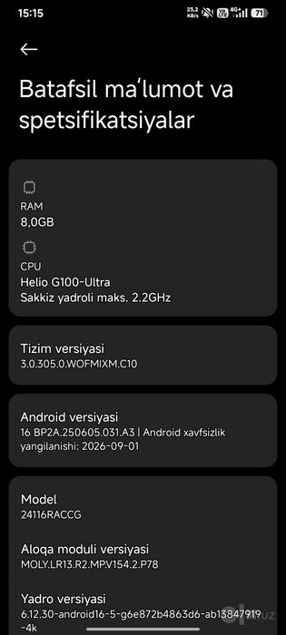 Redmi note 14 pro 4G