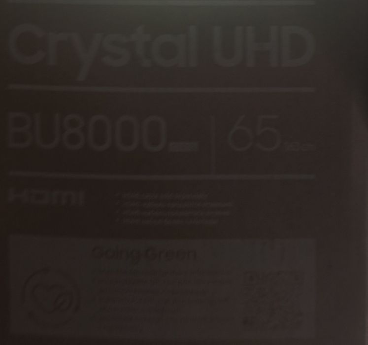 Smart Samsung 65 BU8000