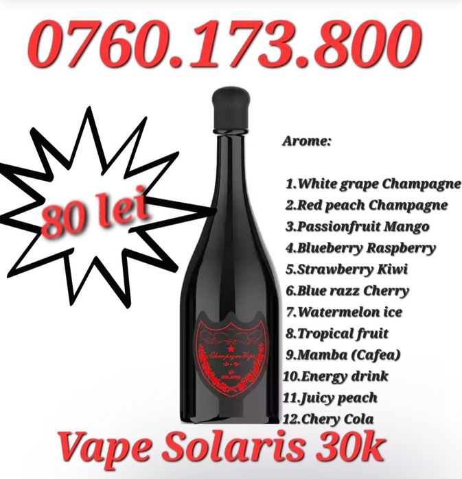 Vape-uri / Țigări electronice / E-shisha – Solaris 30k