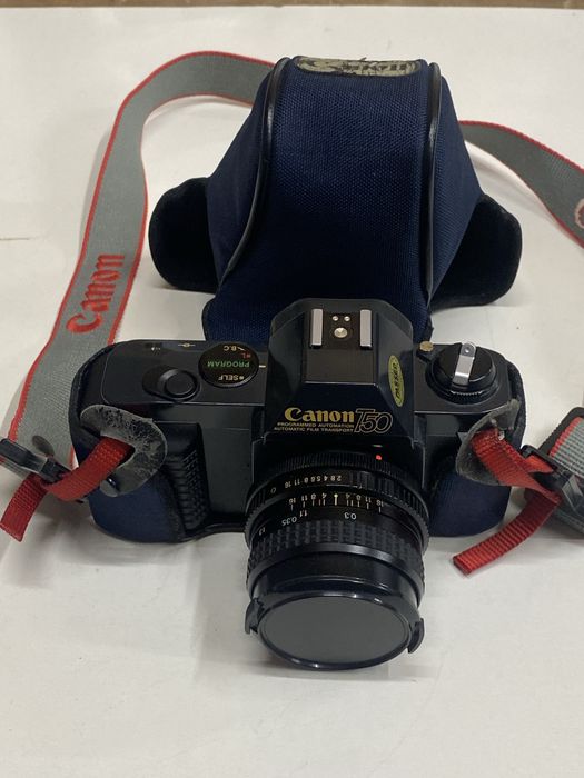 Aparat foto analog Canon T 50- obiectiv Tokina RMC 28 mm