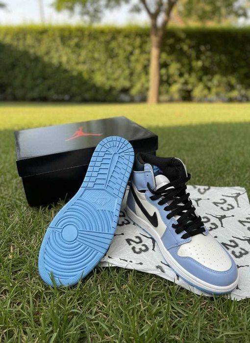 Adidasi Jordan 1 High University Blue - Adidasi Unisex