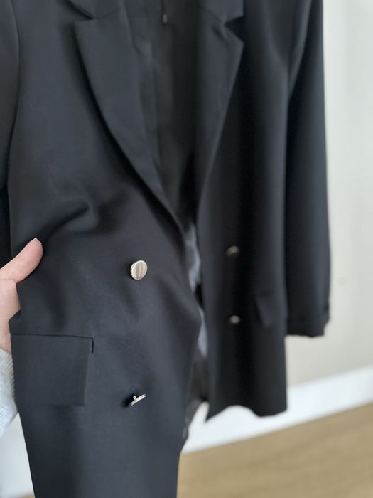 Черен блейзър ZARA, L – с подплънки