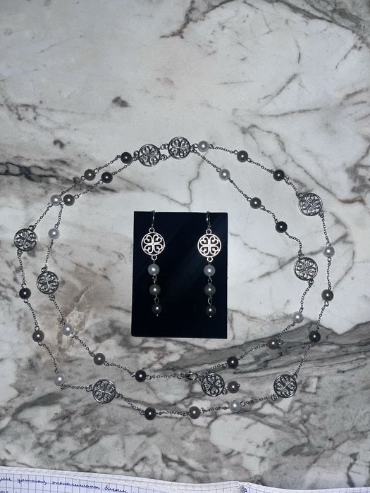 Украшение этно комплект бижутерия