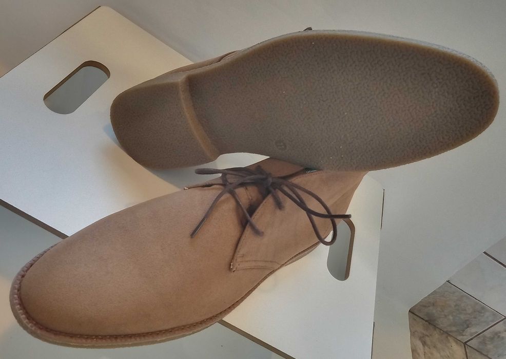 Ghete lace up premium New Look 45 piele naturala moale