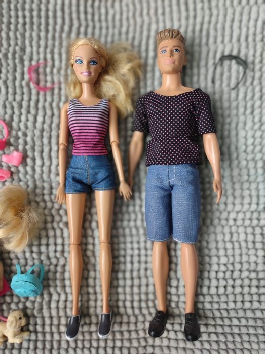 Набор кукол Барби семья пакет игрушек