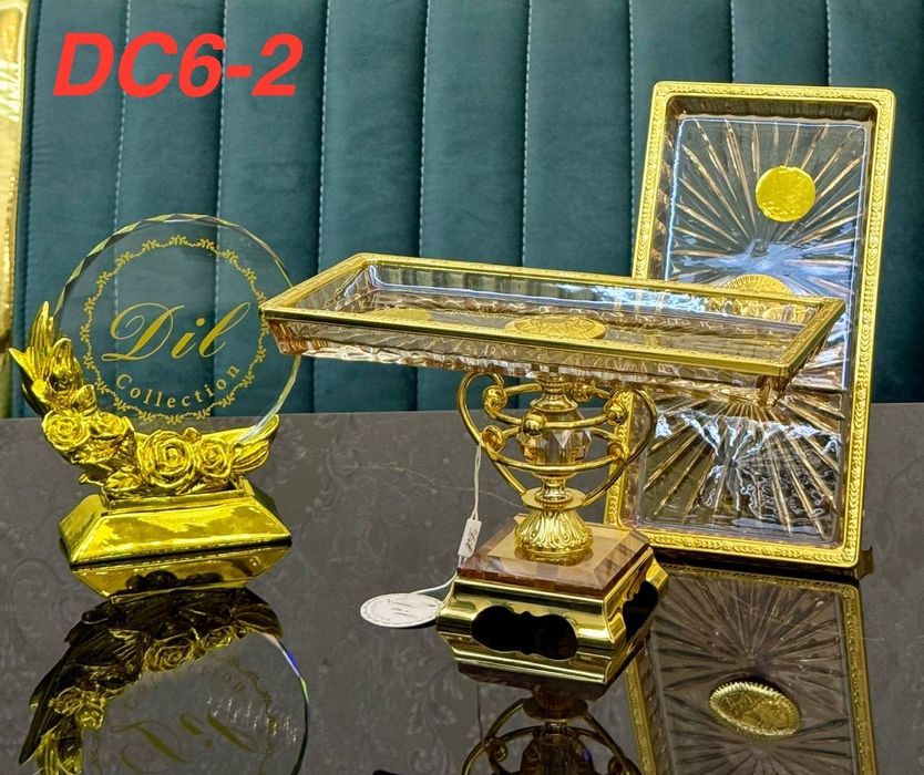 Набор подносов DC7-1 из хрусталя