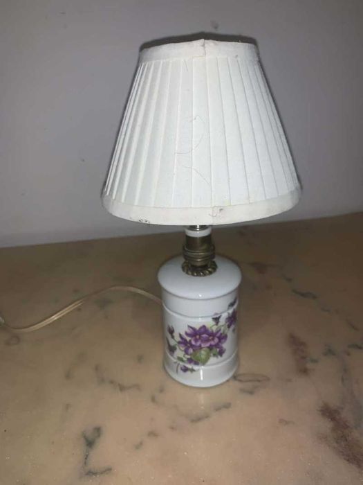 Veioza set din portelan decor dormitor