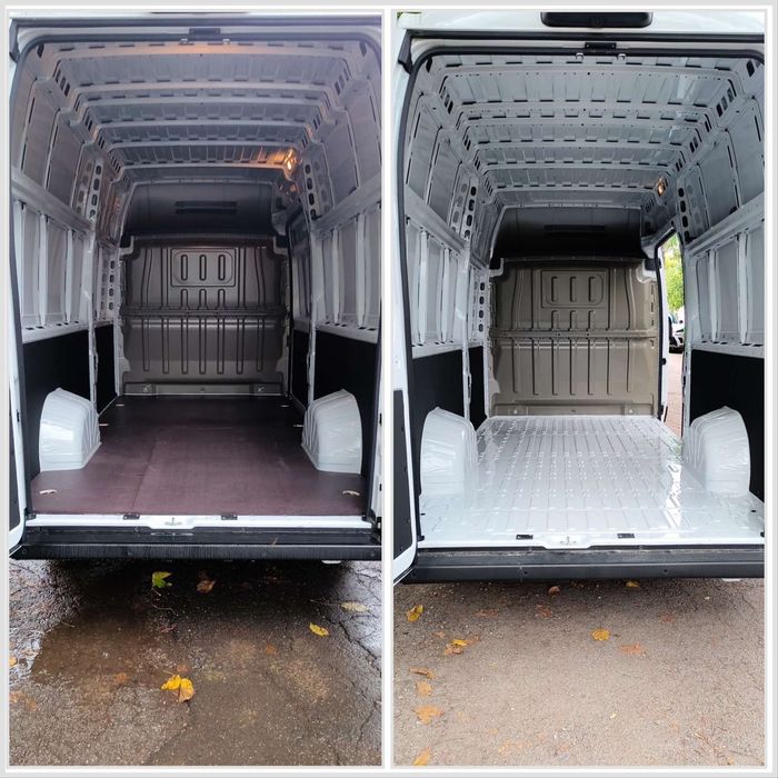 Монтиране на дървен под и страници за бус и товарни автомобили