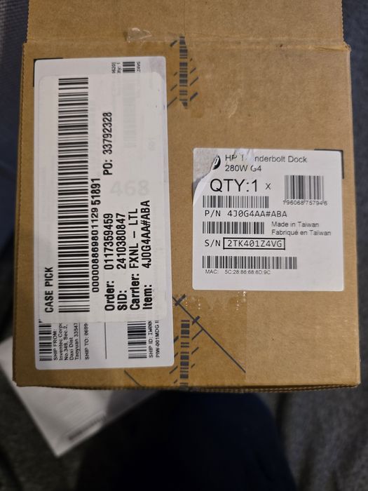 Docking station HP G4, Thunderbolt 4,  280W