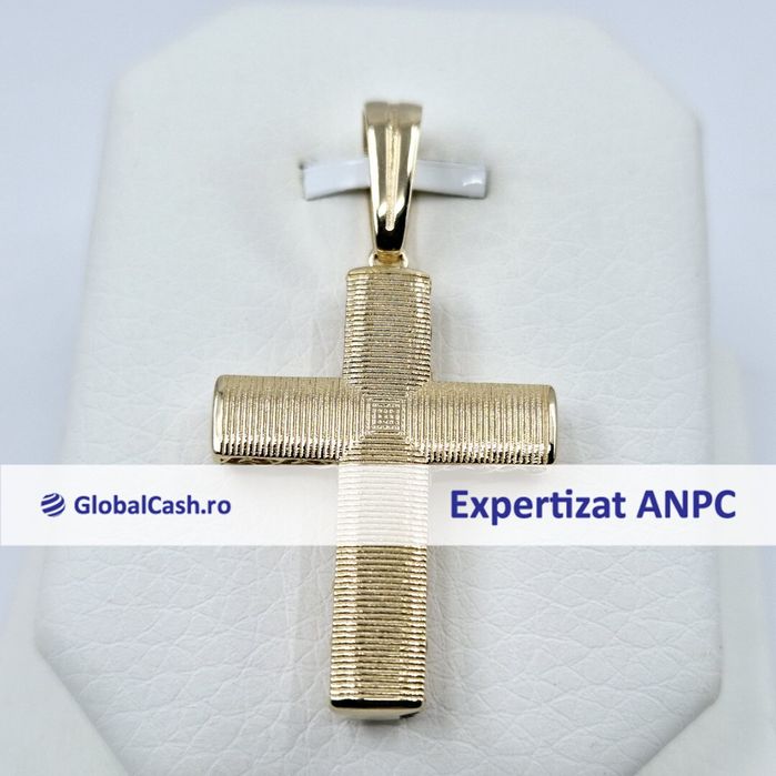 Cruce din aur de 14k, 3.00g | GlobalCash.ro #CF115020