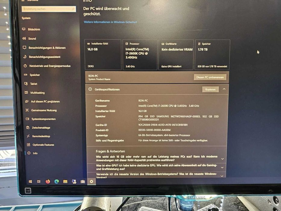 Дъно Дънна платка ASUS P8H77-M, процесор i7 2600K, 16gb RAM и охладител