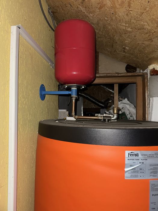 Puffer Ferroli 500 L din otel cu izolatie