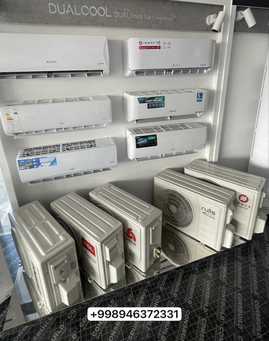 Кондиционер Rulls R32 R410 +Ten DC Invertor Доставка бесплатно