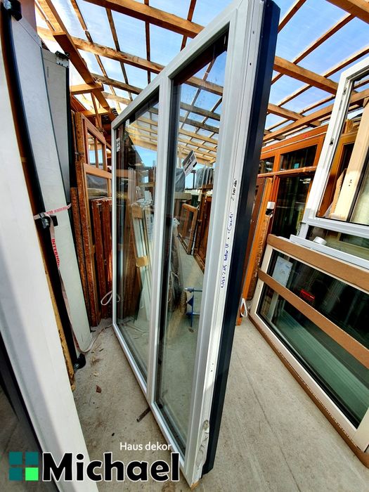 Ferestre fixe Tripan,Pvc alb-antracit,Internorm,Austria