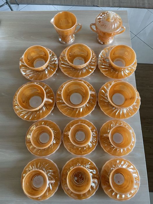 Винтидж сервиз от стъкло на Anchor Hocking