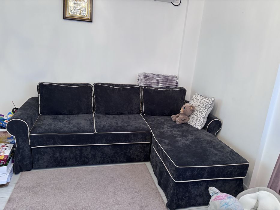 Vand coltar gri extensibil stare foarte buna