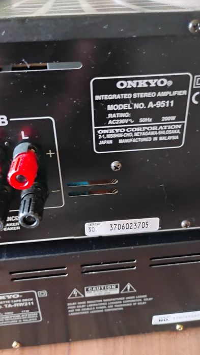 Onkyo A9511,amplificator si Onkyo deck TA-RW 211