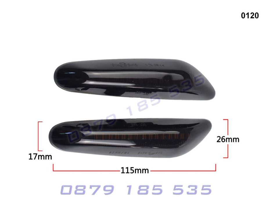 Динамични бягащи мигачи BMW E46 E90 E60 E87 бмв е46 е90 е60