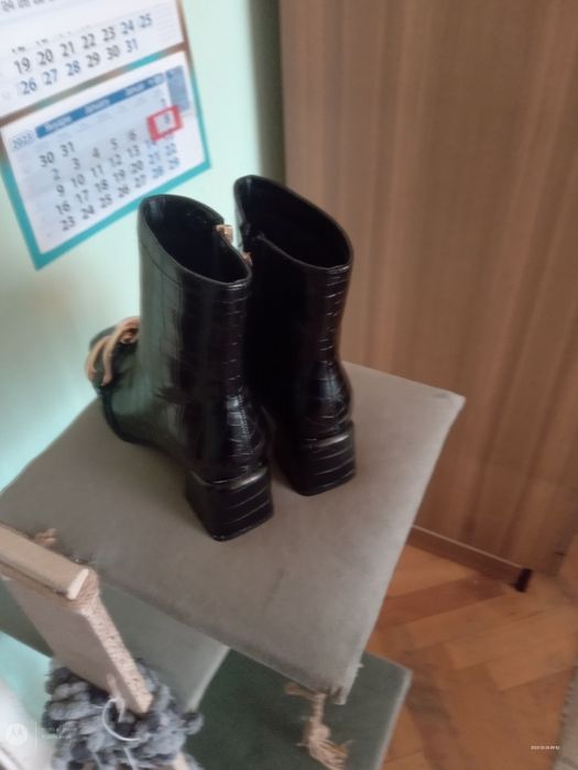 Дамски боти,черни и бордо