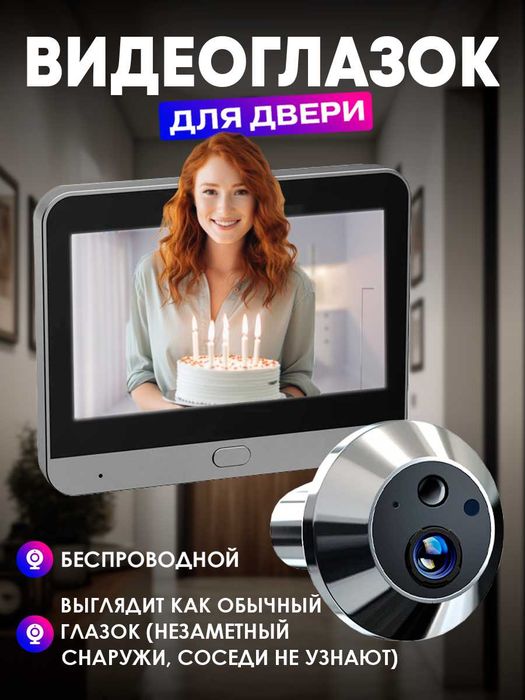 Видеоглазок для входной двери Камера