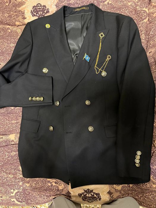 Костюм классика тройка чёрный