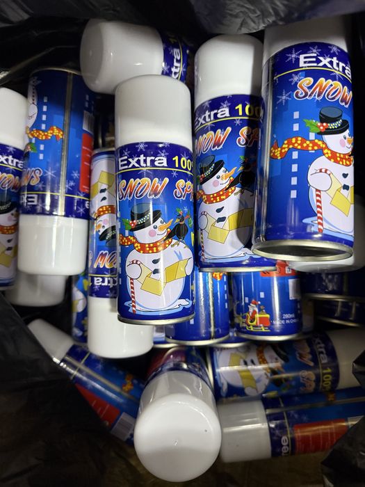 искусственный снег спрей show spray suniy qor 250 ml
