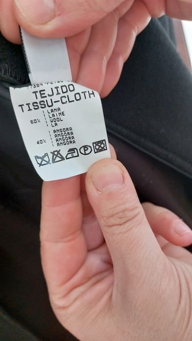 Palton negru damă Roberto Verino