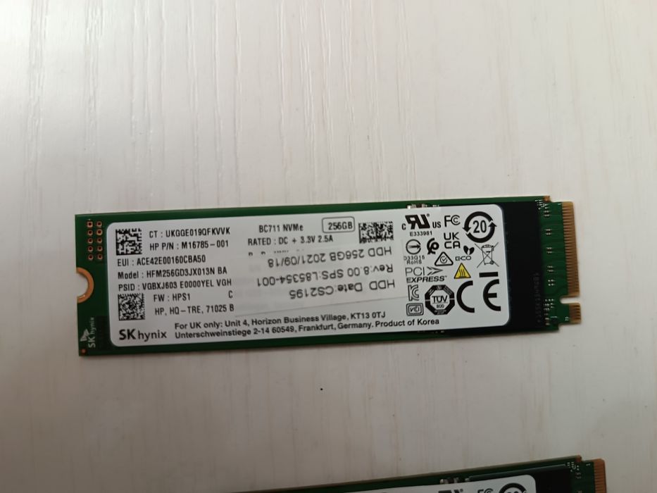 SSD диск 256gb в хорошем состоянии