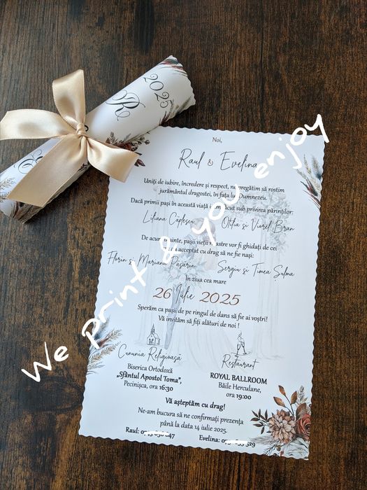 Invitații nuntă/botez