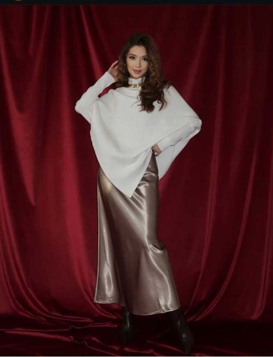 Женская кофта лапша молочный цвет