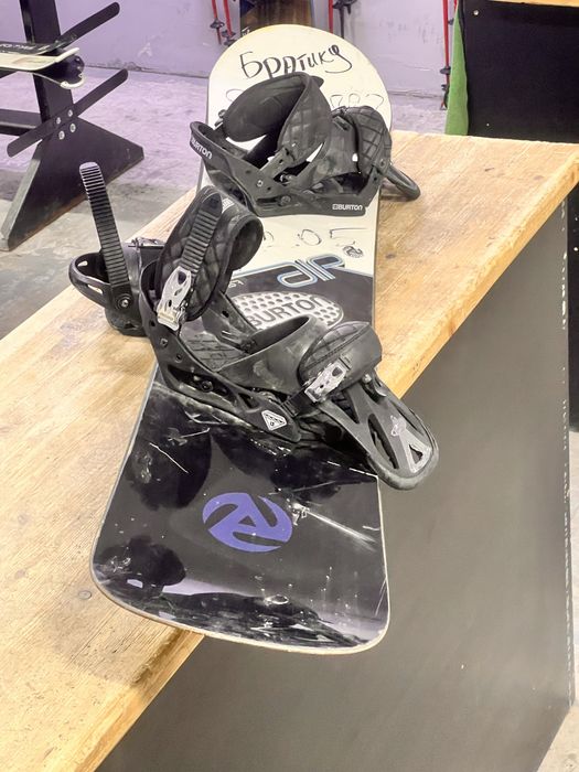Burton 158 сноуборд с креплениями