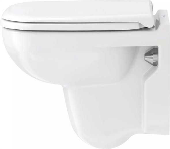 Capac WC Duravit D-Code, SoftClose, duroplast, alb, 0067390000