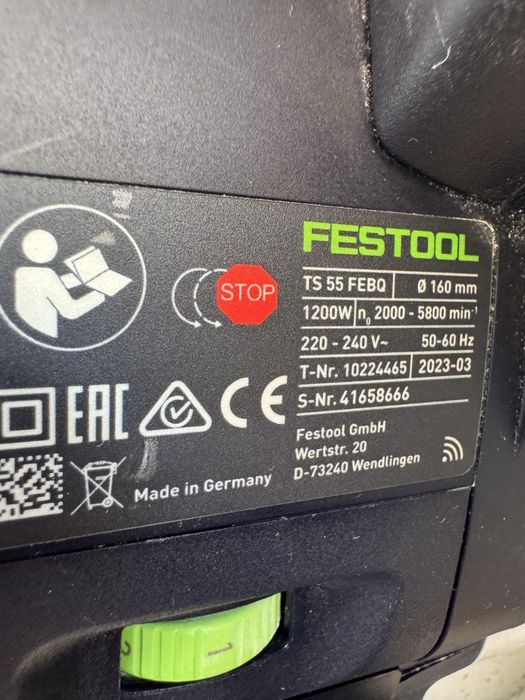 Circular Festool TS55 FEBQ
