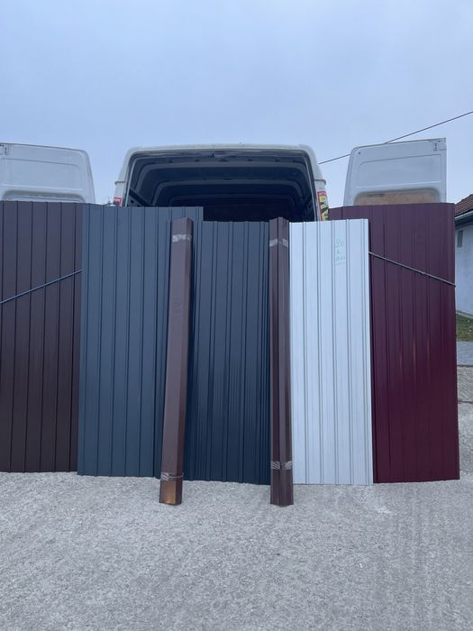 Ofertă! Tablă cutata colorată, începând cu prețul 20 lei bucata