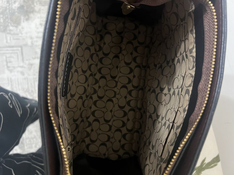 Сумка coach для университета, для школы, самое то