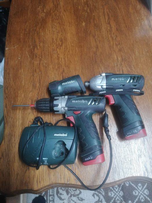 Set metabo:filetanta ,impact ,lanterna