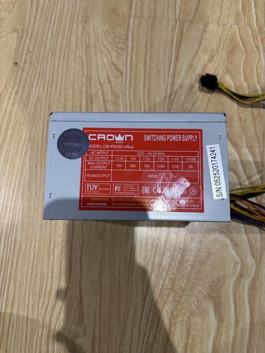 блок питания crown