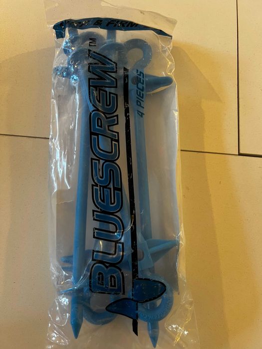 Cui, țăruș ancorare cu înșurubare pentru cort, noi - 10 lei/bc