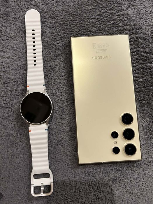 Samsung Galaxy S 24 Ultra и Galaxy Watch 7