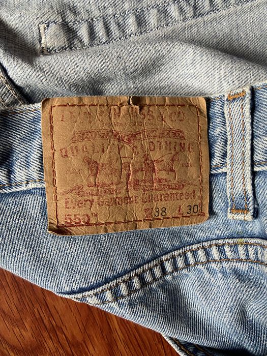 Blugi levi's distressed flared/evazati patchwork