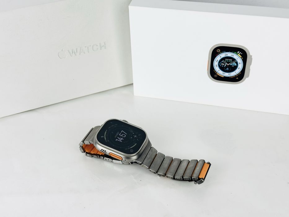 Apple Watch Ultra 49mm Cellular Titanium Отличен! Гаранция!