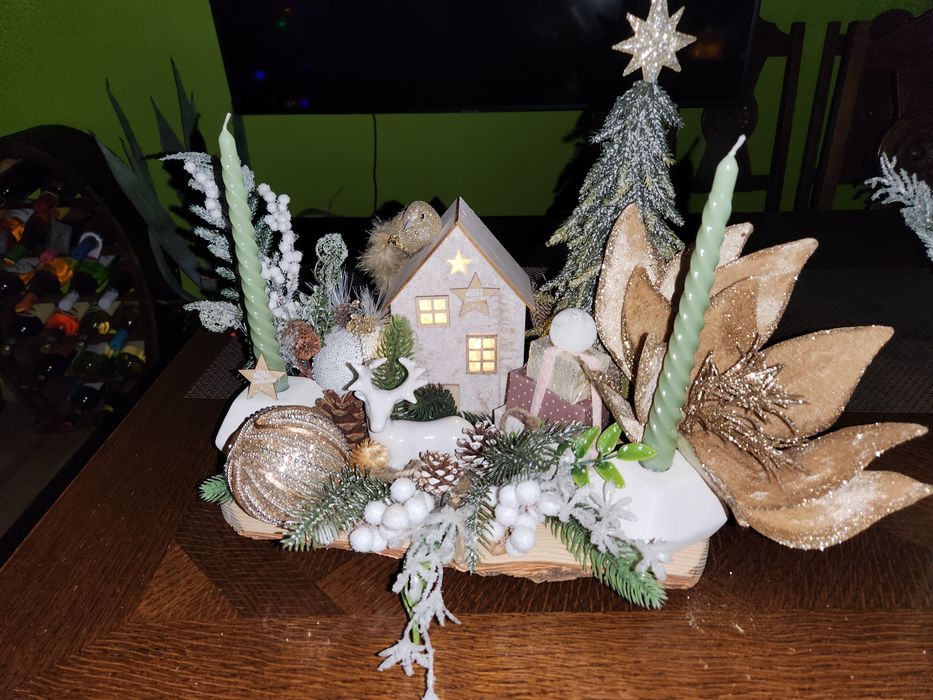 Aranjament de crăciun handmade