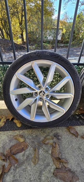 Джанти Blade 18" 5x100 7J ET39 с гуми 225/40/18 Sport Contact 7