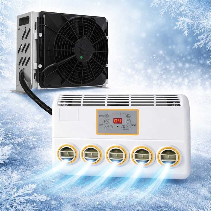 Aer condiționat auto 12V/24V, climă staționară, camion, duba