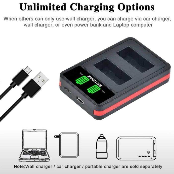 Аккумулятор для Canon LP-E17 Batmax (2 dona zaryadchik bilan)