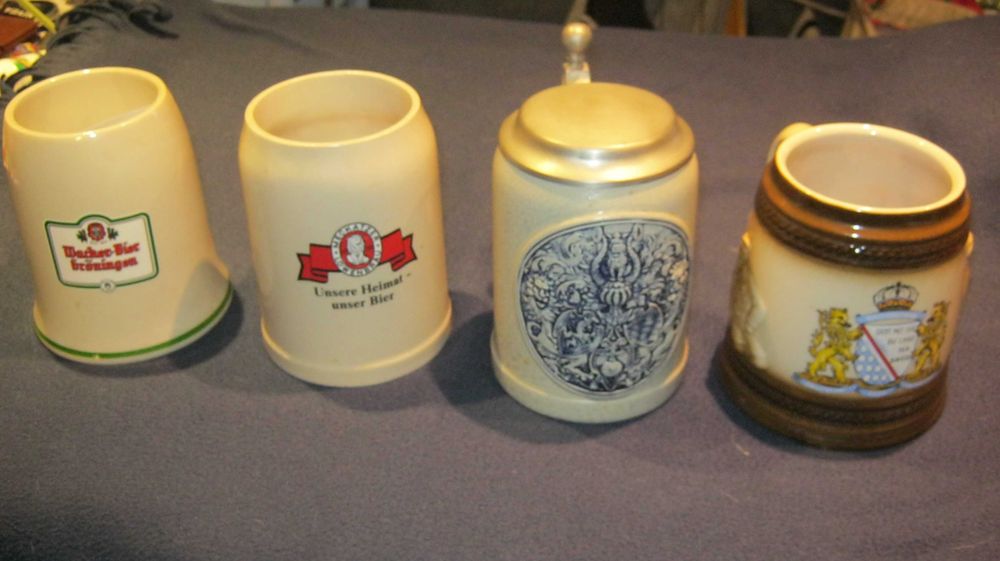 Lot 4 Halbe,carafe,cani BERE.